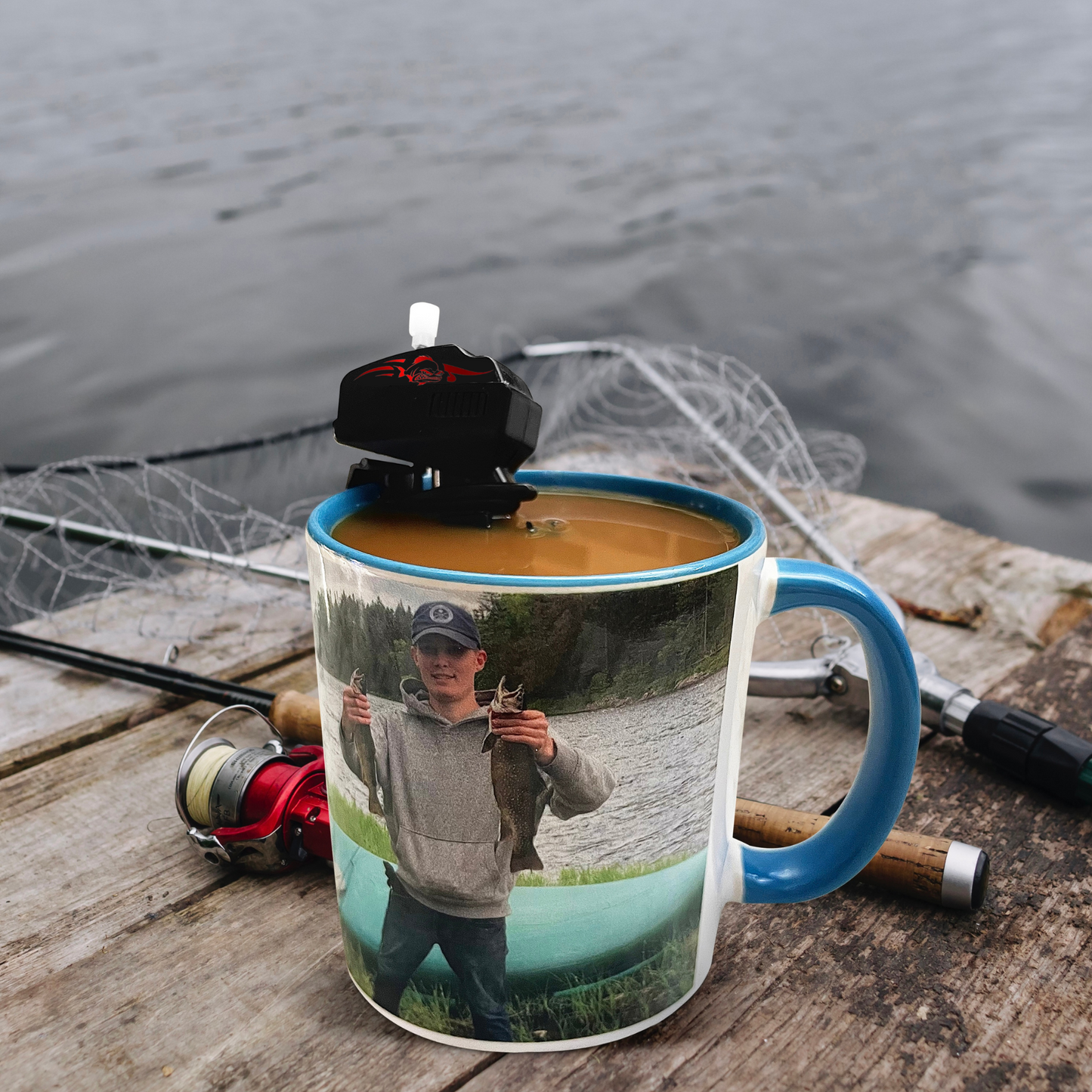 boat motor coffee stirrer